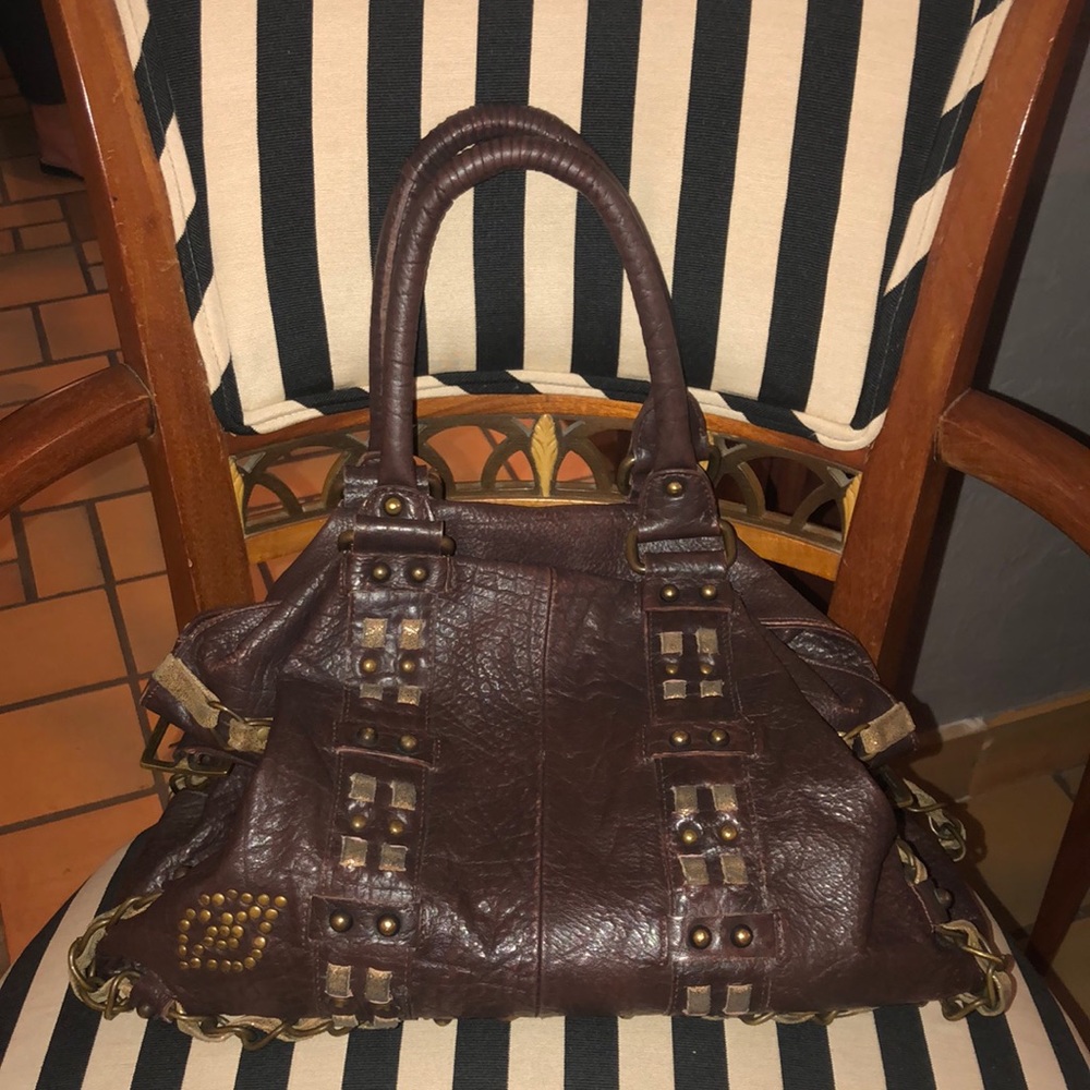 2000s Betsey Johnson Vintage Leather Purse - Picture 2 of 5